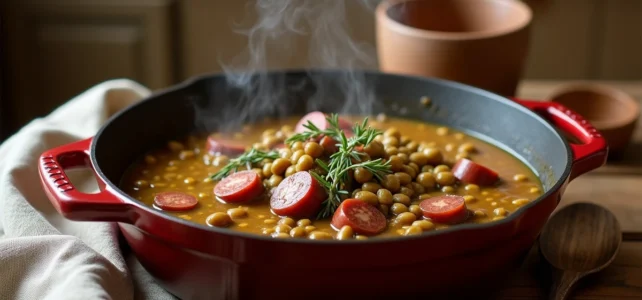 Comment réussir une recette de lentilles saucisse à la cocotte savoureuse et fondante Comment réussir une recette de lentilles saucisse à la cocotte savoureuse et fondante